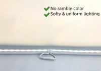 Lumière linéaire LED flexible pour extérieur, étanche IP67, pour lavage mural, éclairage souterrain, profil de jardin 3D, façade, projet, silicone néon