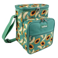 Picknick- und Camping-Bierkühltasche Isoliert Auslaufsicher Wiederverwendbar Faltbar Polyester Schultertragetasche mit Griff