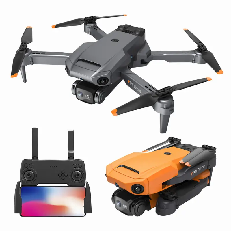 P8 Four Way Obstacle Avoidance Drone 4K Hd Dual Camera Mini Foldable Drone Quadcopter with camera