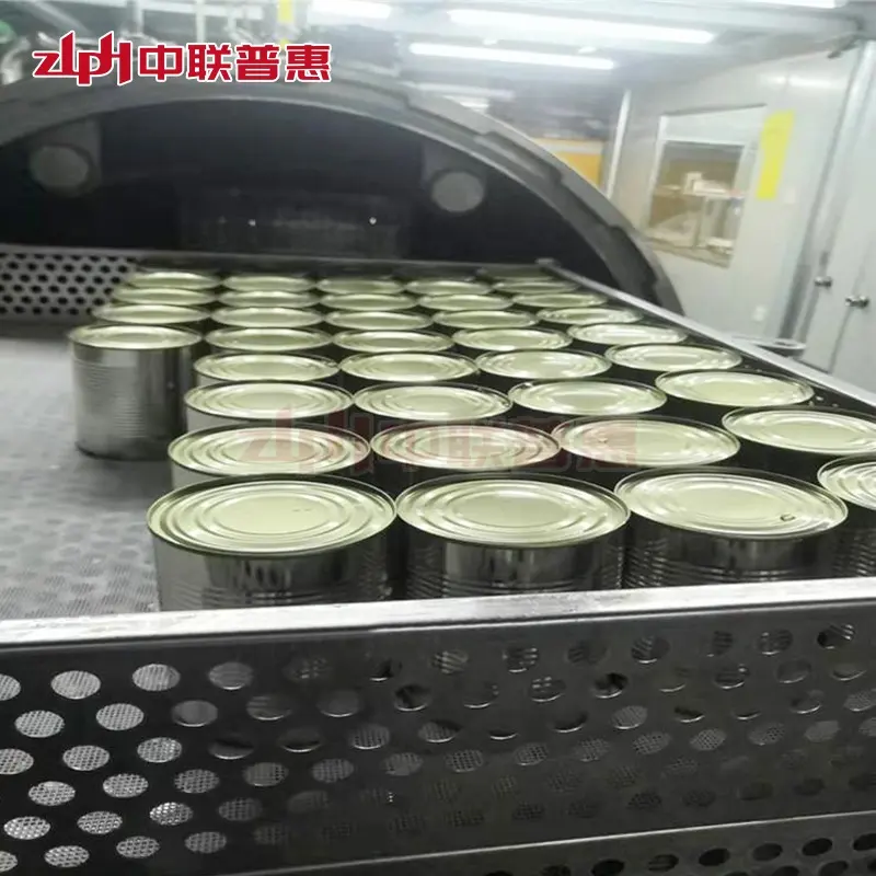 식품 생산을 위한 고압 통조림 식품 오토 클레이브 증기 레토트 살균기 기계
