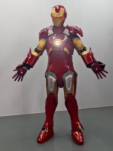 زي روبوت LED للبالغين، زي تنكري لشخصية الرجل الحديدي، بدلة روبوت عملاقة، زي المتحولين الآليين - Product Image 1