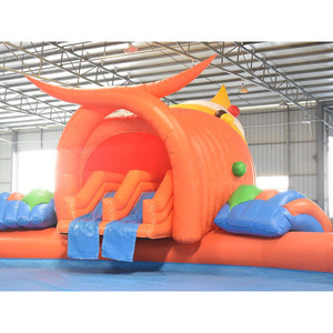 Piscine gonflable géante ronde commerciale avec toboggan <span class=keywords><strong>sur</strong></span> le thème des animaux marins |   <span class=keywords><strong>Grande</strong></span> zone de jeux aquatiques pour parcs aquatiques et locations - Product Image 5