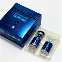 Boîte cadeau personnalisée en papier rigide pour flacons de 3 ml et 10 ml, usage de recherche uniquement, marque privée