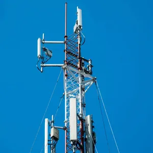 天线杆与通信塔微波天线通信钢网电塔