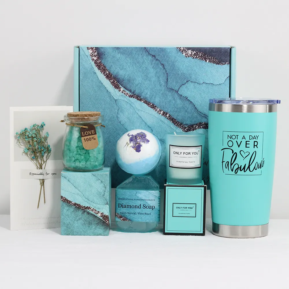 Wideal Presentes de Aniversário para Mulheres, Banho Set Relaxing Spa Gift Baskets Ideas Feliz Natal Gift Set para Mulheres