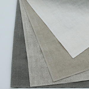 Tela de lino orgánico puro 100% para textiles para el hogar, uso para cortina, almohada, alfombra, funda de almohada - Product Image 2
