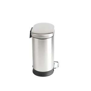 <span class=keywords><strong>Cubo</strong></span> de <span class=keywords><strong>Basura</strong></span> <span class=keywords><strong>con</strong></span> <span class=keywords><strong>Tapa</strong></span> de 5L, Cesto de <span class=keywords><strong>Basura</strong></span> <span class=keywords><strong>con</strong></span> Pedal de Acero Inoxidable para Baño u Oficina - Product Image 3