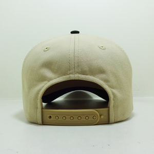 Gorra de béisbol de ala curva personalizada para hombre con logotipo de parche tejido, gorra Snapback orgánica estructurada de perfil alto vintage de 5 paneles - Product Image 5