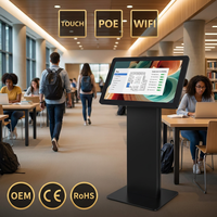 TOPWILLING Nueva Tableta PC Android AT156X FHD IPS con Pantalla Táctil RK3566 de 15.6 Pulgadas para Señalización Digital