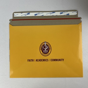 Các tông màu trắng Tự Phong bì cho <span class=keywords><strong>CD</strong></span> hình ảnh tài liệu tùy chỉnh cứng phong bì bưu phẩm chất lượng cao phong bì cho vận chuyển - Product Image 4