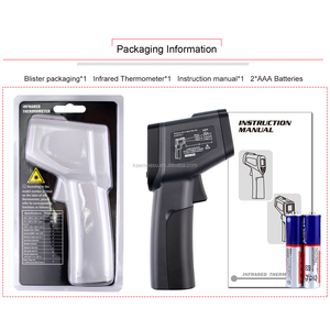 Thermomètres infrarouges sans contact à laser -50~380 550°C pour usage industriel, domestique, four, grill, cuisine, cuisson de la viande KM-38 - Product Image 2