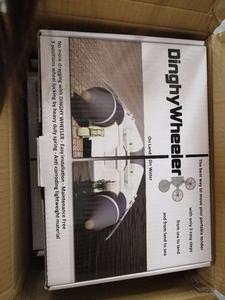 Hot Sale Marine Flip-up Retreckable <strong>Dinghy</strong> <strong>Wheels</strong> Pair Nylon Inflatable Boat Launching <strong>Wheels</strong> - Product Image 6