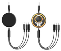 Cable de Datos USB C SUNGUY 3 en 1 TPE 100W PD, Cable de Carga Rápida Tipo C, Cargador de Teléfono para Teléfono, Laptop y Automóvil