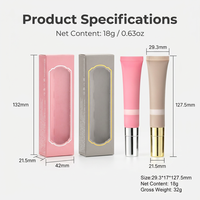 Gloss à lèvres effet miroir cristallin brillant, repulpant, hydratant, végétalien, teinte liquide pour les lèvres, marque privée, fournisseur en gros