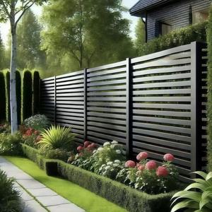 Paneles de Cerca de Aluminio Personalizados, Horizontales, de Lujo, para Privacidad en el Jardín, con Revestimiento en Polvo, Paneles de Cerca de Aluminio para Exteriores - Product Image 2