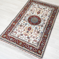 91x152cm chine fleur Cutt Essence turc tapis faits à la main Nain persan belgique tapis en soie