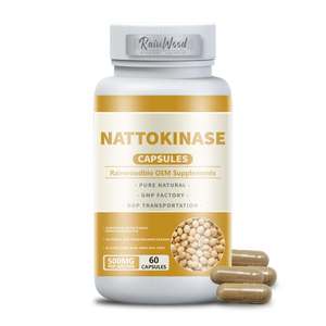 Cápsulas <span class=keywords><strong>de</strong></span> Nattokinasa Rainwood con Vitamina D3, Niacina, Vitamina K2, Zinc, CoQ10 y Quercetina para <span class=keywords><strong>el</strong></span> Apoyo <span class=keywords><strong>de</strong></span> la Salud del Corazón - Product Image 1