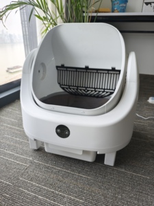Bac à litière automatique ODM pour chat grande capacité <span class=keywords><strong>Robot</strong></span> intelligent avec télécommande 24h App et WiFi pour l'élimination des odeurs - Product Image 2