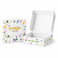 Boîtes d'expédition pliables personnalisées avec motif d'anniversaire, boîtes-cadeaux en carton, boîtes d'expédition en papier