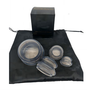 Ultra-klares Silikon-Anti-Cellulite-Vakuum-Schröpfen für den Heimgebrauch zur Reduzierung von Cellulite und myofaszialer Freisetzung für <span class=keywords><strong>Massage</strong></span> therapeuten - Product Image 1