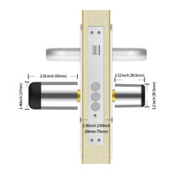Fabrication professionnelle avancée système de sécurité porte serrure YL-50BF Intelligent Serrure Cylindre