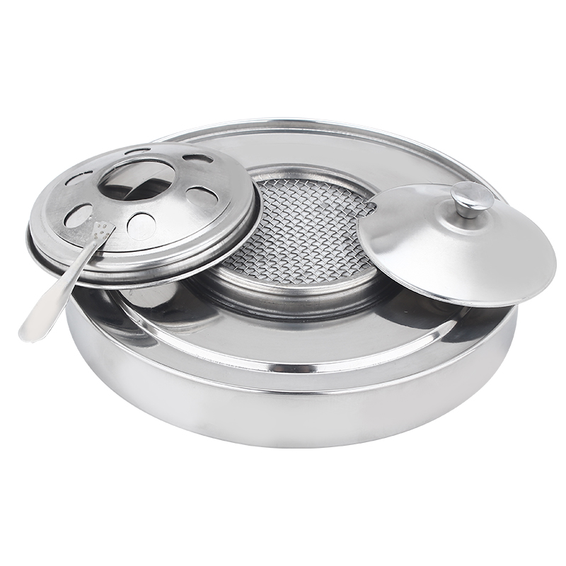 Pentola Shabu con Divisore in Acciaio Inox, Doppio Hot Pot con Cucchiaio e Coperchio, 28 cm, per Fornelli a Induzione, Elettrici in Ceramica e Gas