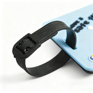 Etichette per Bagagli in Gomma Morbida Personalizzate, <span class=keywords><strong>Tag</strong></span> da Viaggio in PVC, Etichette Ecologiche in Gomma per Valigie - Product Image 5