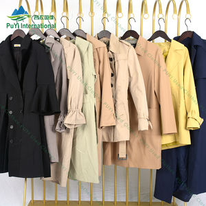 Formal Mixed Classic Work <strong>Trench</strong> <strong>Coats</strong> <strong>Plus</strong> <strong>Size</strong> Used Clothing <strong>Trench</strong> <strong>Coats</strong> Used Clothes From <strong>Uk</strong> Morning <strong>Coats</strong> in Europe - Product Image 2