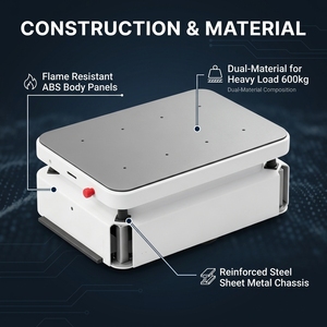 AutoXing AX8113 S600 Heavy Load AMR 600kg Sub Lifting 365mm Low Profile SLAM LiDAR Shelf Carrier for Warehouse Factory - Product Image 2