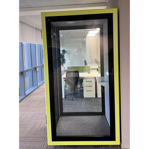 Trung Quốc Cuộc Gọi Gian Hàng Cuộc Họp Làm Việc Vỏ Nghiên Cứu Cabin Gian Hàng Duy Nhất Chỗ Ngồi Cá Nhân Không Gian Miễn Phí Kim Loại Nhôm Văn Phòng Điện Thoại Gian Hàng - Product Image 3