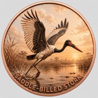 Pièce de monnaie en cuivre pur 999 de 5 oz, puissante, série Animaux de la Savane Africaine, couleur haute définition, édition UV préférée