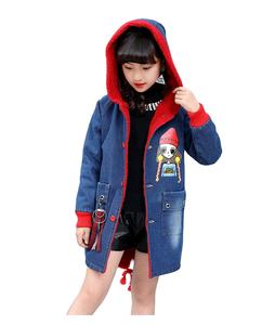Nouvelles vestes pour enfants de qualité supérieure, vêtements d'hiver, vêtements d'extérieur pour femmes, manteaux en jean pour filles de Chine - Product Image 1