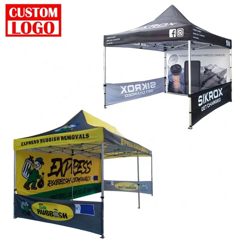 Grosir Kustom 4X6 Tenda Lipat Bingkai Baja Pameran Dagang Pasar Tenda Kanopi Murah