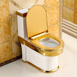 Articles sanitaires de haute qualité Lavage Or Design Céramique Moyen-Orient Moderne Côté Wc Salle de bain Toilettes une pièce - Product Image 2