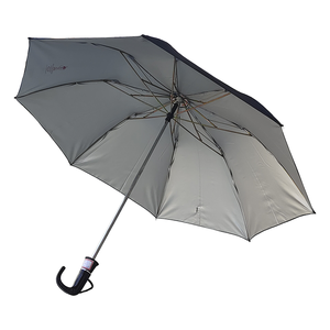 Paraguas Plegable de 2 Secciones Lotus Black, Compacto y Ligero, para Viajes, para Hombre y Mujer, con Estructura Resistente - Product Image 3