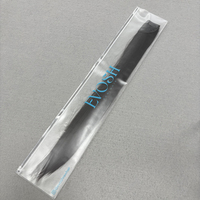 Sacs d'emballage personnalisés pour extensions de cheveux avec fermeture éclair, sacs transparents en plastique sur mesure pour extensions et perruques