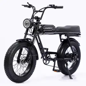 Vélo électrique à gros pneus UE batterie au lithium 20 pouces 80 km 750 watts vélo électrique tout-terrain urbain - Product Image 6