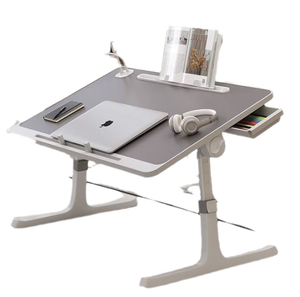 Mesita <span class=keywords><strong>de</strong></span> noche ajustable en altura, escritorio <span class=keywords><strong>de</strong></span> <span class=keywords><strong>ordenador</strong></span> y <span class=keywords><strong>mesa</strong></span> <span class=keywords><strong>de</strong></span> comedor <span class=keywords><strong>con</strong></span> estantes y <span class=keywords><strong>ruedas</strong></span> <span class=keywords><strong>con</strong></span> ranura para tarjeta, escritorios <span class=keywords><strong>de</strong></span> oficina extraíbles - Product Image 4