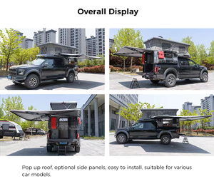 Người cắm trại cho xe bán tải bật lên lớn UTR cắm trại trượt xe tải Caravan trượt trong nhôm poptop với Slide trong chọn di động xe bán tải cắm trại - Product Image 4