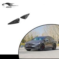 Voiture haut de gamme modifiée en fibre de carbone sèche garde-boue caméra évent couvre garniture pour Tesla modèle X 2021