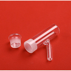 Tube en verre borosilicaté de haute précision, tube à essai transparent de laboratoire sans bouchon, qualité scientifique, forme ronde transparente pour utilisation en laboratoire - Product Image 4