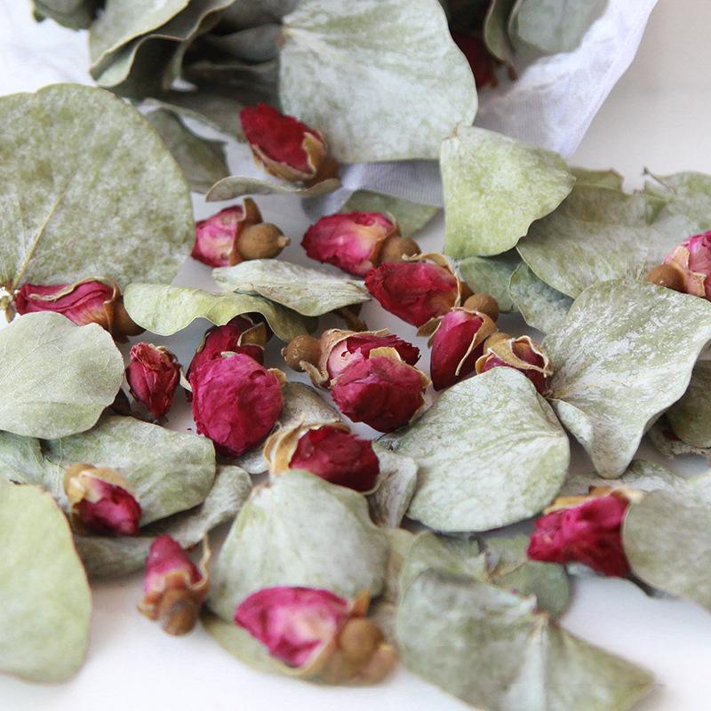 Rose 30g feuille d'eucalyptus 40g