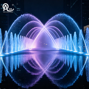 Fuente de agua laminar de múltiples longitudes Water Crown Anti-Freezing Large Jump Jet para piscinas de hoteles, plazas y complejos turísticos - Product Image 2