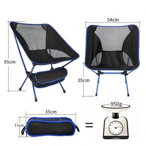 Folding Portable Lightweight Aluminum Foldable Camp <b>Chairs</b> Outdoor <b>Moon</b> <b>Camping</b> <b>Chair</b> - Product Image 2