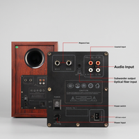 Haut-parleurs d'étagère FAV-7 FiiO actifs haute fidélité, système audio audiophile, audio haute résolution, trois voies, en bois