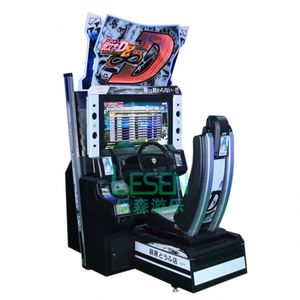 Équipement de divertissement intérieur, machine de jeu de course simulateur à monnayeur pour 2 joueurs, jeu vidéo de conduite de voiture d'arcade - Product Image 3