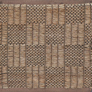 Tapis tissés plats en jacquard à rayures abaca conçus pour le salon et la chambre à coucher - Product Image 1