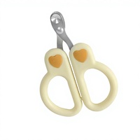 Coupe-ongles professionnel en acier inoxydable pour chat, anti-coupure rapide, sûr, à trou rond, ciseaux à griffes pour chien, tondeuse ergonomique pour toilettage des animaux
