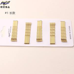 ปิ่นปักผมสไตล์เกาหลีกิ๊บติดผมสีทองแบบไม่ร่วง - Product Image 6