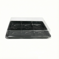 Boîte à gâteau en plastique personnalisable OEM et ODM pour emporter, conteneur alimentaire, emballage